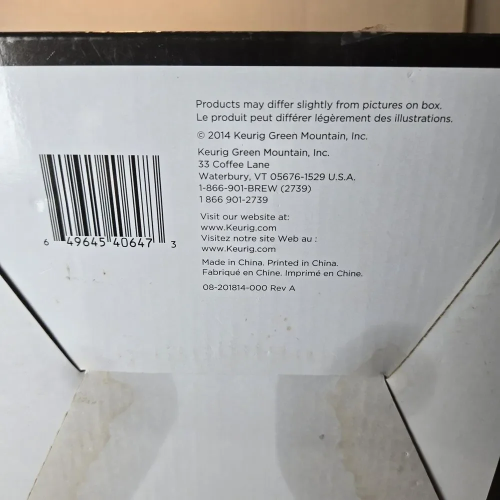 Keurig 2.0 Stainless Steel Thermal Double Wall Coffee Carafe 4 Cup Capacity CIB